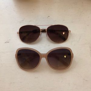 TWO LIKE NEW PAIRS OF SUNGLASSES